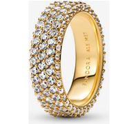 Pandora Bague Triple Rang Pavée Gravable 54