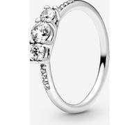 Pandora Bague trois pierres rondes 54