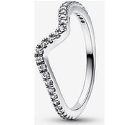 Bague Vague Scintillante argent Argent 56