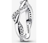 Pandora Bague Vagues Entrelacées Scintillantes 54