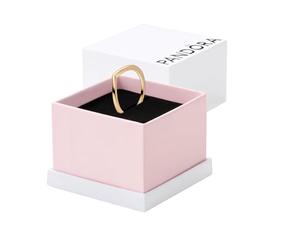 Pandora Bague Vœu scintillante en métal plaqué or 14 carats, taille 48