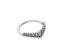 Pandora - Bague Wishbone avec Zircone Cubique - Femme - Accessoires - Gris - Taille: 54 MM