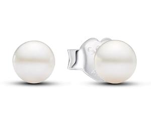 Pandora Behandelte 4,5 mm Süßwasserzuchtperle Ohrstecker 293168C01 Boucles d'oreille