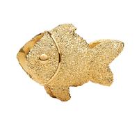 Pandora Bijou Charm Mini Poisson Structuré Couleur Or 764522C00