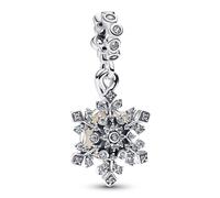 PANDORA Bijou Charm-Pendentif Argent Flocon De Neige Opalescent 794142C01