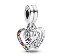 PANDORA Bijou Charm-Pendentif Cœurs Avec Pièces De Puzzle 792239C01