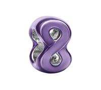 Pandora Bijou Mini Breloque Argent 925 Signe Infini Lilas Émail 794909C01