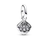 Pandora Bijou Mini Charm-Pendentif Argent Éclatante Coquille 793855C01