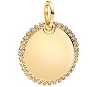 PANDORA Bijou Pendentif Couleur Or Plaque Ronde Gravée 364007C01
