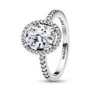 Pandora Bijoux Bague Femme Argent Oval Éclatant Auréole 193777C01