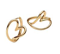 Pandora Bijoux Boucles D'Oreilles Cœur Créoles Dorées 263807C00