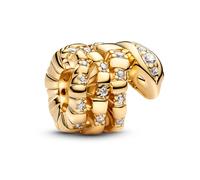 Pandora Bijoux Charme Spirale Serpent Couleur Dorée 763618C01