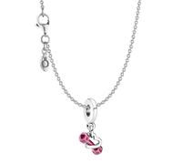 PANDORA Bijoux Collier Pour Femmes 925 Argent Collier Hantel & Cœur 15080