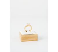 Pandora Timeless Bague Cœur en métal plaqué or 14 carats avec zircones cubiques transparentes, taille 50