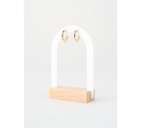 Pandora Essence Boucles d’oreilles créoles en métal plaqué or 14 carats