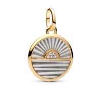 PANDORA Bijoux Mini Charme-Pendentif Lever De Soleil Or 763859C01