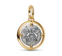 Pandora Bijoux Pendentif Médaillon Bicolore Amor 764088C01