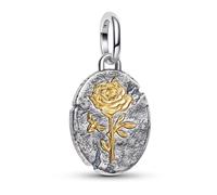 Pandora Bijoux Pendentif Médaillon Bicolore Rose 764087C00