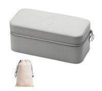 PANDORA Boîte à bijoux originale pour femme et fille Boîte à bijoux de voyage Gris 200 x 101 x 85 mm