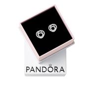 Pandora Clous d'oreilles Moments Cercles – Argent sterling avec zircones cubiques transparentes