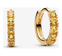 Pandora Boucles d’Oreilles Huggies Jaunes one size