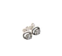 Pandora Boucles d'oreilles Halo rond 291248C01 Argent sterling Zircones cubiques transparentes