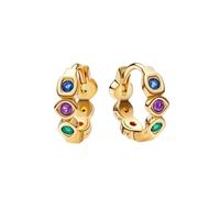 Pandora - Boucles d'oreilles créoles Marvel Les Pierres d'Infinité des Avengers - Femme - Accessoires - Multicolore - Taille: ONE Size