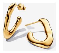 Pandora Boucles d'Oreilles Créoles Ouvertes V Organique one size