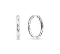 PANDORA Boucles d'oreilles « créoles » pour femmes en argent 299532C00, argent sterling