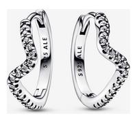 Pandora Boucles D´oreilles Créoles Vague Scintillante
