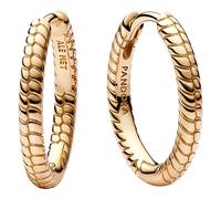 PANDORA Boucles D'oreilles Pour Femmes Créoles Pour Charms Couleur Or 262728C00