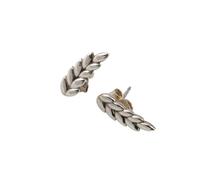 Pandora - Boucles d'oreilles puces Grains Courbés - Femme - Accessoires - Gris - Taille: ONE Size