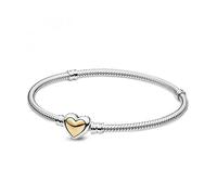 PANDORA Bracelet 599380C00-19 cœur dôme Or