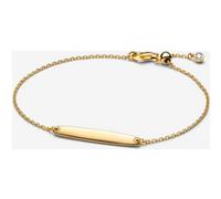 Pandora Bracelet à Maillons Barre Gravable Doré 18 cm