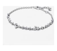 Pandora Timeless Bracelet Chaîne Herbier scintillant en argent sterling avec zircones cubiques transparentes, 18