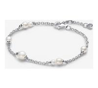 Pandora Bracelet Chaîne Station Perle de Culture d'Eau Douce Traitée 16 cm