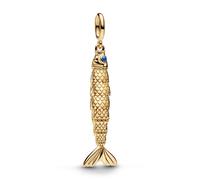 Pandora Bracelet Chaînon-Anneau Poisson Émaillé Doré 764686C01