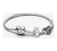 Pandora Bracelet Composé Ange de l'Amour & Cœur de Famille one size