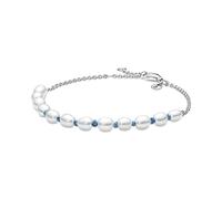 Pandora Bracelet Cordon Bleu Perles de Culture d'Eau Douce Traitées 591689C01-16