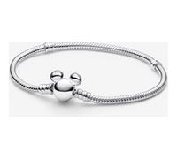 Pandora Bracelet Disney maille serpent fermoir Mickey en argent sterling, 21