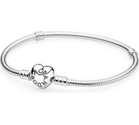 Pandora bracelet en argent 925 fermeture du cœur 590719