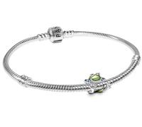 PANDORA Bracelet en argent pour femme avec grenouille grimpante Coffret cadeau 68290 19 cm