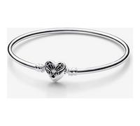 Pandora Bracelet Jonc Cœur & Papillon Pandora Moments 19 cm