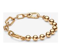 Pandora ME Bracelet Link et sphère métallique en métal plaqué or 14 carats, 3