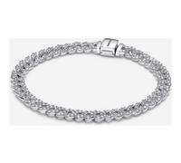 Pandora Bracelet Maille Cubaine Pavé 20 cm