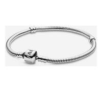 PANDORA Bracelet pour femme en argent avec fermoir à clip 594593C00, 21cm, Argent sterling, Pas de pierre précieuse