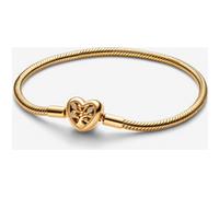 Pandora Bracelet Maille Serpent Fermoir Cœur Arbre Généalogique 16 cm