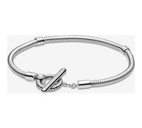 Pandora Bracelet Maille Serpent Fermoir en T Pandora Moments 19 cm