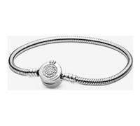 Pandora Bracelet Maille Serpent O Couronné Scintillant Pandora Moments 23 cm