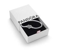 Pandora Bracelet Moments 592645C01-20 Cœur – Argent 925, Maille serpent, Zirconia cubique, 20 cm